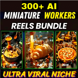 300+ Viral AI Miniature Reels Bundle 🔥 | Mini Worker